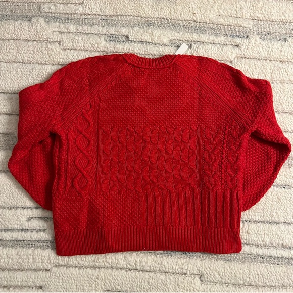 NWT Madewell Cable-knit Sweater - Picture 5 of 7